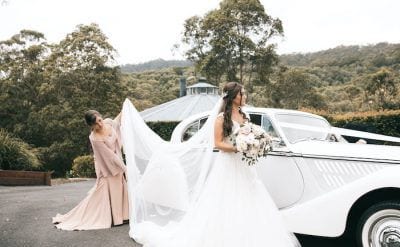 Real wedding hair and makeup at Austinvilla Estate, Gold Coast
