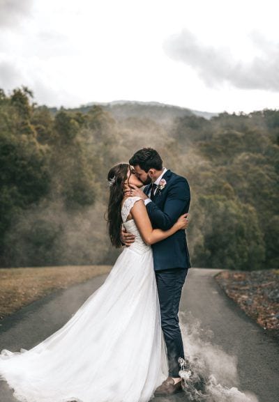 Real wedding hair and makeup at Austinvilla Estate, Gold Coast