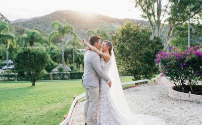 Real wedding hair and makeup at Austinvilla Estate, Gold Coast