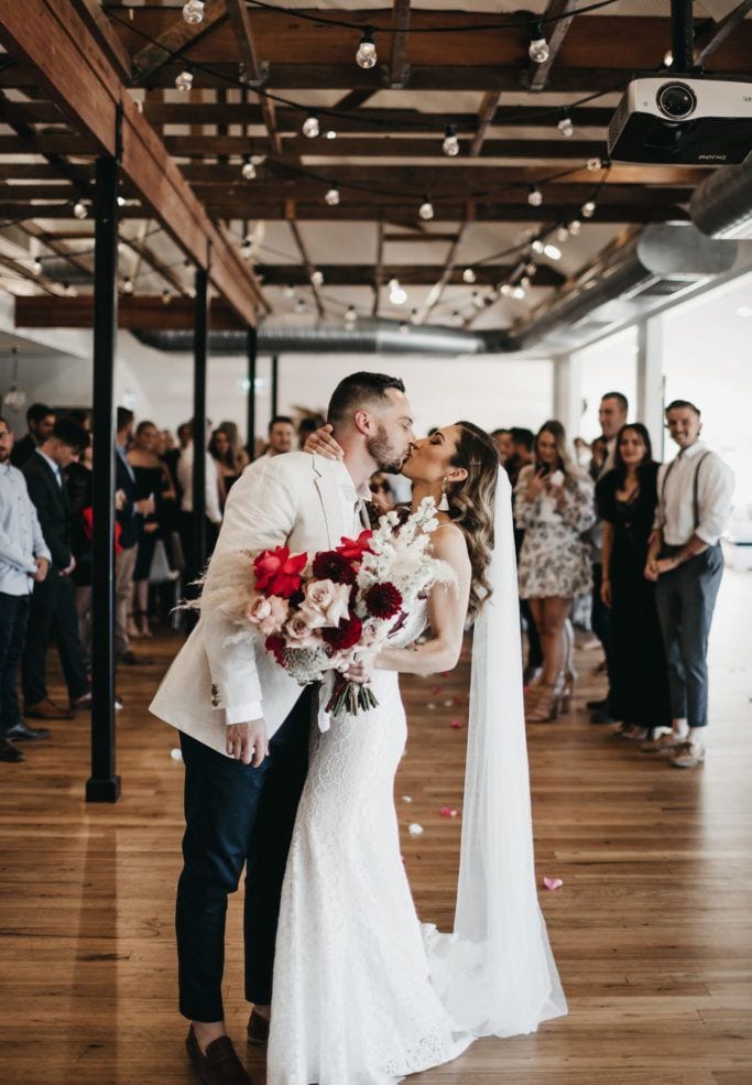 Real wedding hair and makeup at Babalou Kingscliff, Tweed Coast