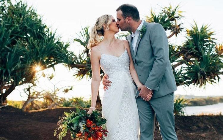 Real wedding hair and makeup at Babalou Kingscliff, Tweed Coast