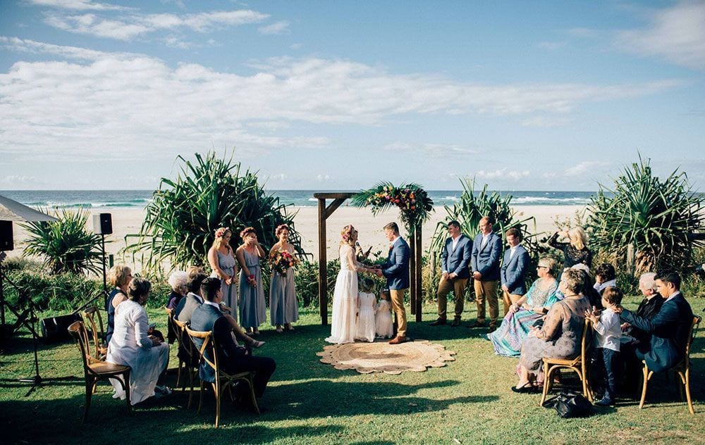 Real wedding hair and makeup at Babalou Kingscliff, Tweed Coast