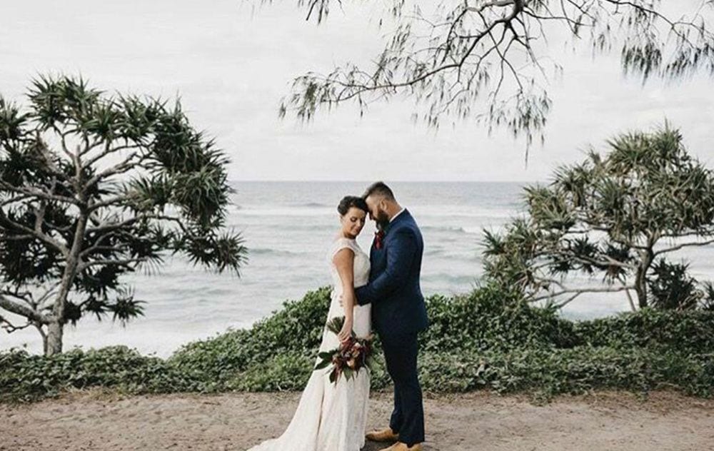 Real wedding hair and makeup at Babalou Kingscliff, Tweed Coast