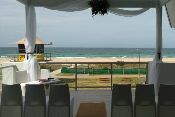 Wedding hair and makeup at Bilinga Beach, Gold Coast