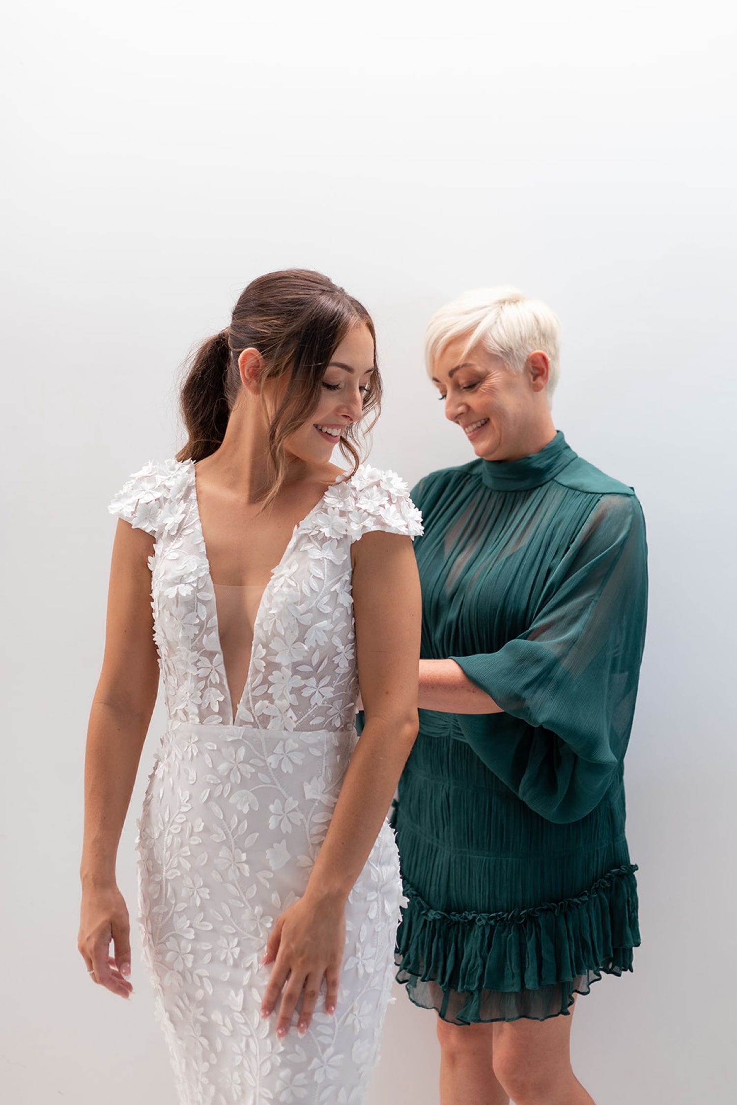 Real wedding hair and makeup at Braeside Estate, Gold Coast