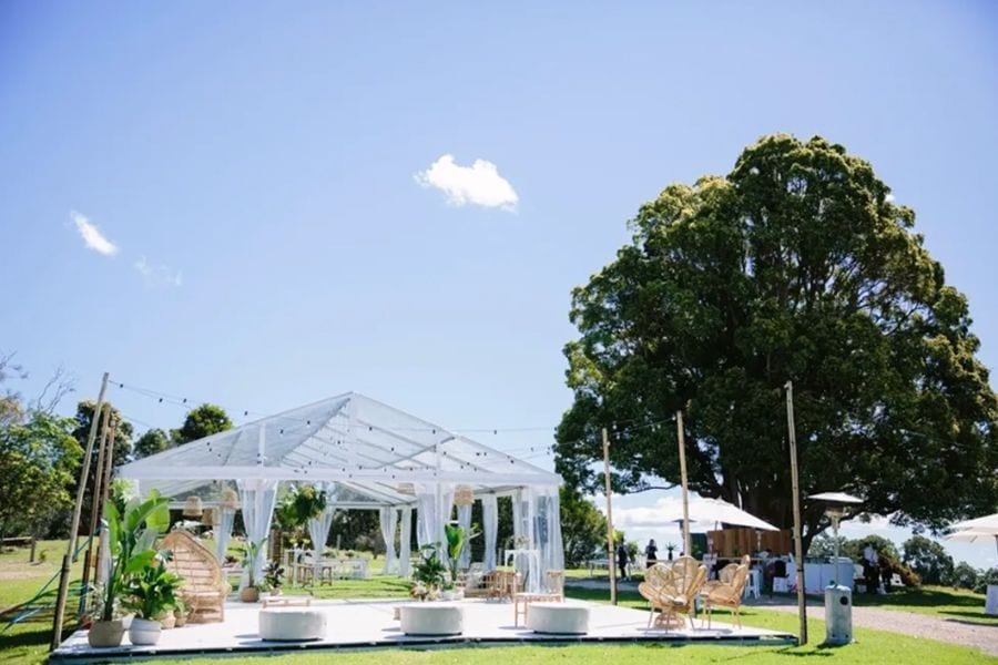 Wedding hair and makeup at Bramblewood Farm, Tweed Coast