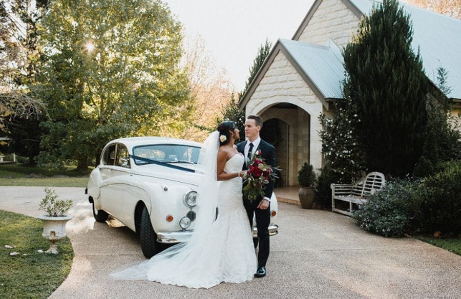 Wedding hair and makeup at Cedar Creek Estate Vineyard & Winery, Gold Coast