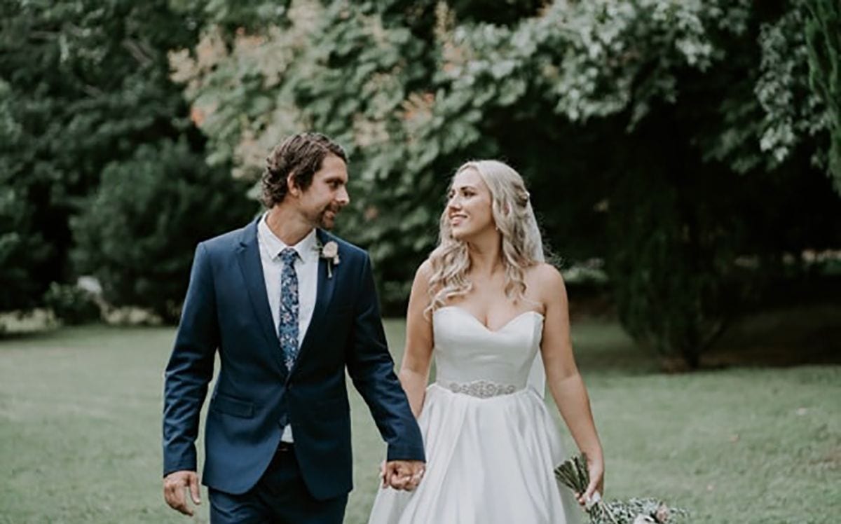 Real wedding hair and makeup at Cedar Creek Estate Vineyard & Winery, Gold Coast