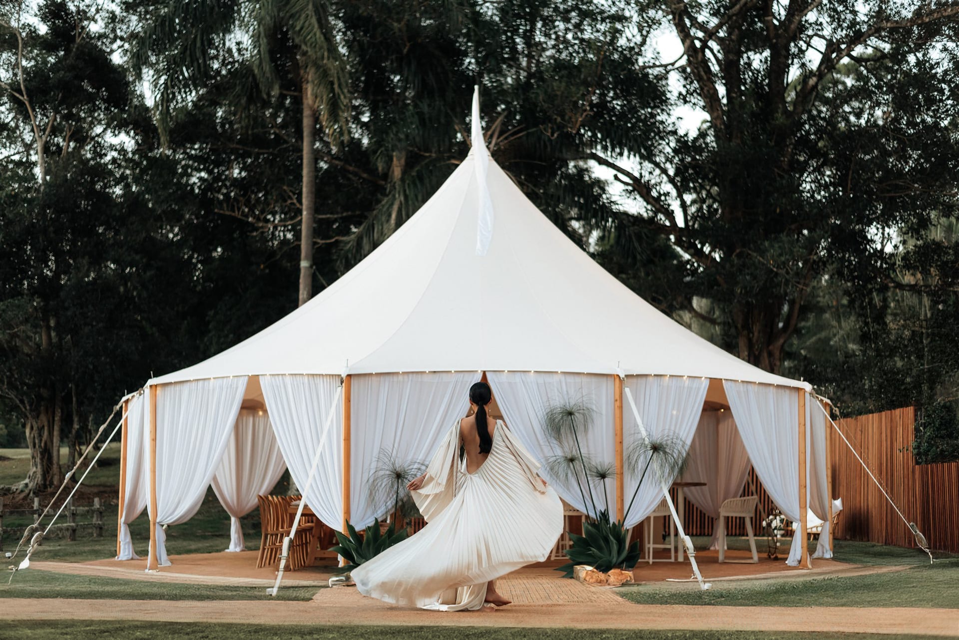 Wedding hair and makeup at Coorabell Estate, Byron Bay