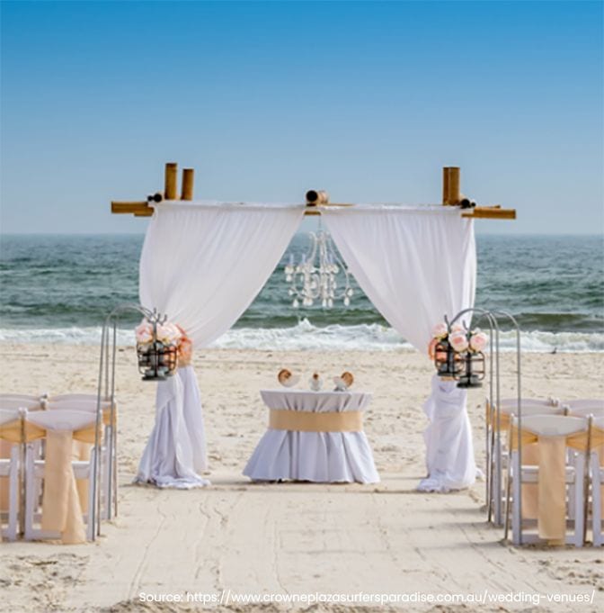 Real wedding hair and makeup at Crowne Plaza Surfers Paradise, Gold Coast