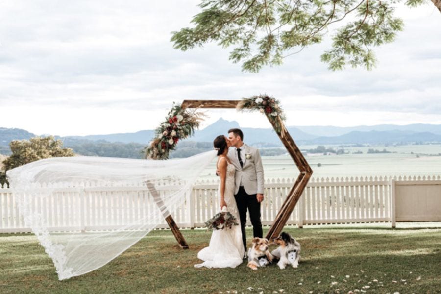 Wedding hair and makeup at Fins at Plantation House, Tweed Coast