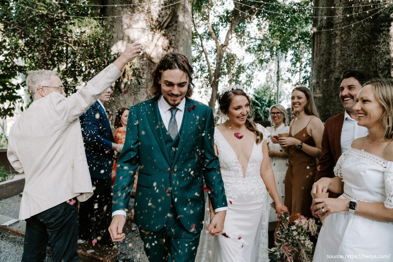Real wedding hair and makeup at Fleay's Events & Café, Gold Coast