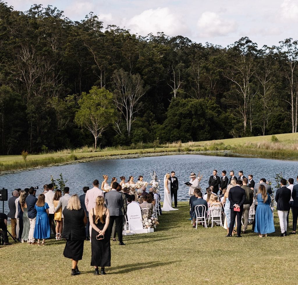 Wedding hair and makeup at Gold Coast Farm House, Gold Coast