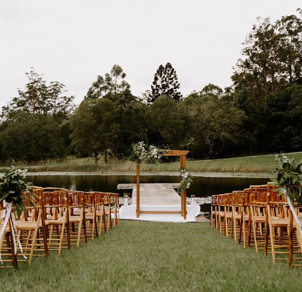 Real wedding hair and makeup at Gold Coast Farm House, Gold Coast