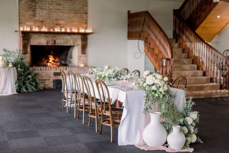 Real wedding hair and makeup at Hampton Estate Wines, Gold Coast