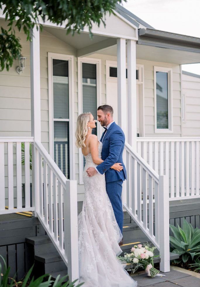 Real wedding hair and makeup at Hampton Estate Wines, Gold Coast