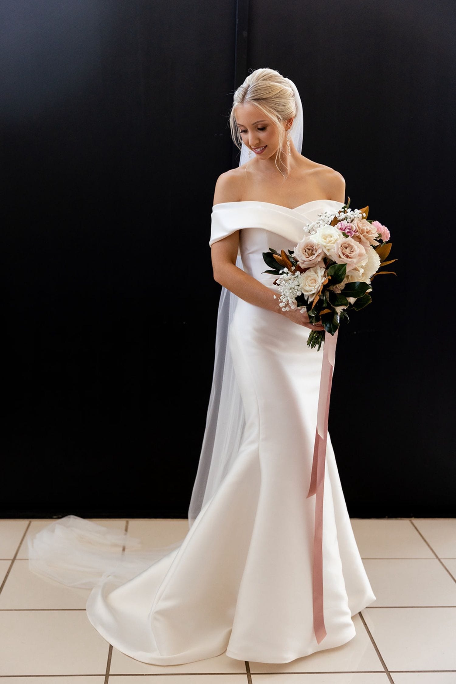 Real wedding hair and makeup at Osteria, Tweed Coast