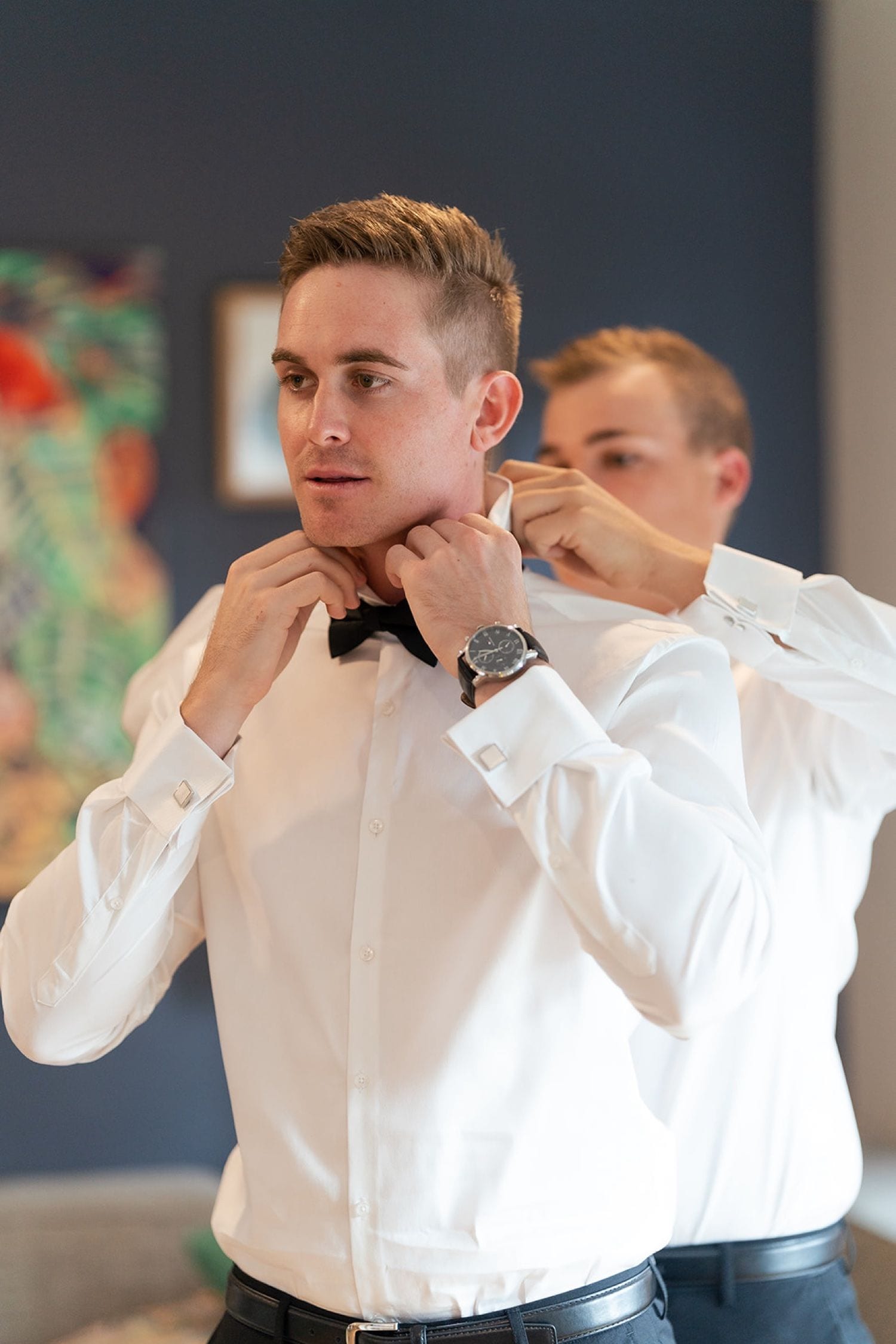 Real wedding hair and makeup at Osteria, Tweed Coast