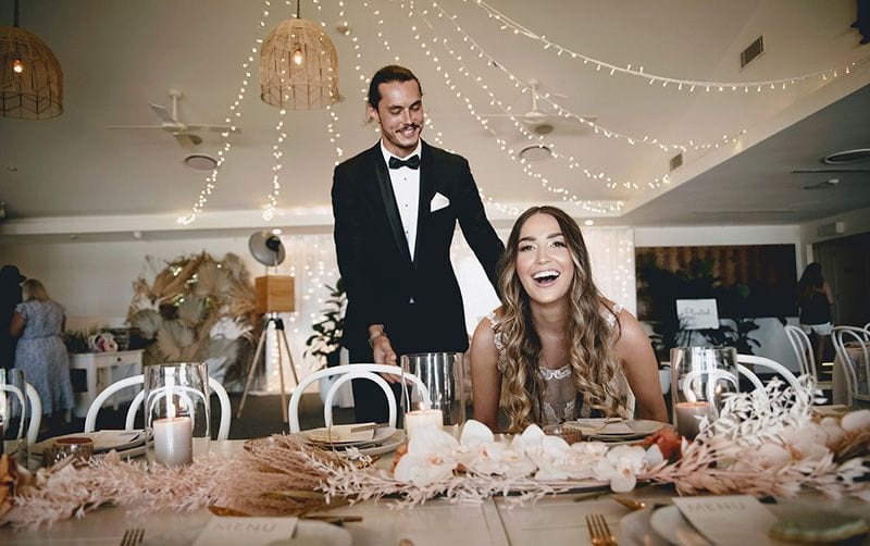 Wedding hair and makeup at Pacific Beach Function Centre, Gold Coast