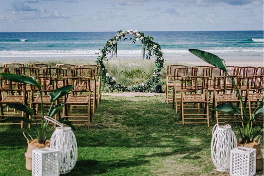 Real wedding hair and makeup at Pacific Beach Function Centre, Gold Coast