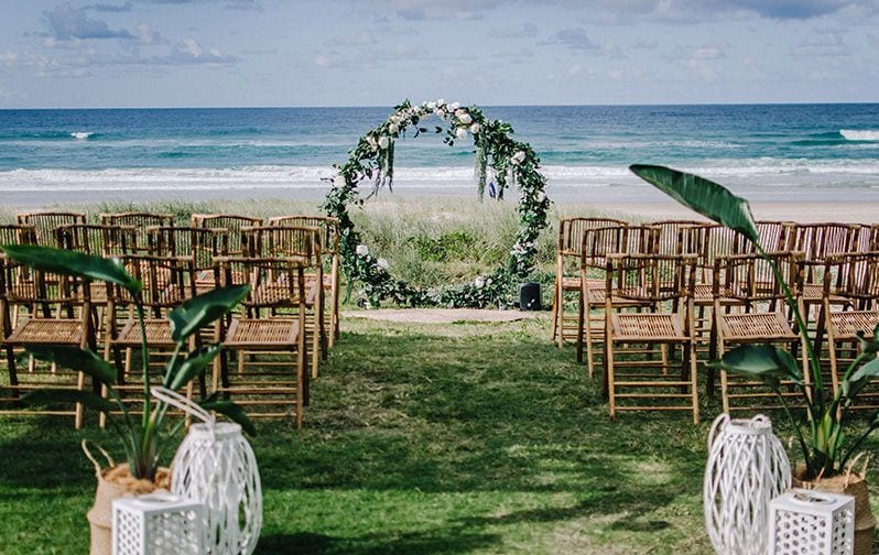 Real wedding hair and makeup at Pacific Beach Function Centre, Gold Coast