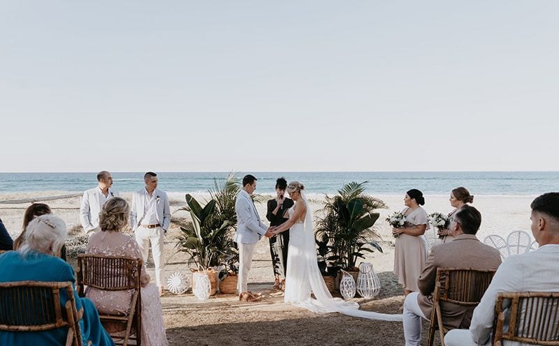 Real wedding hair and makeup at Pacific Beach Function Centre, Gold Coast