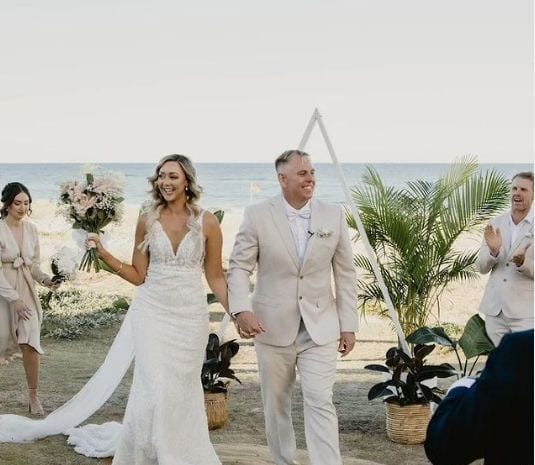 Real wedding hair and makeup at Pacific Beach Function Centre, Gold Coast