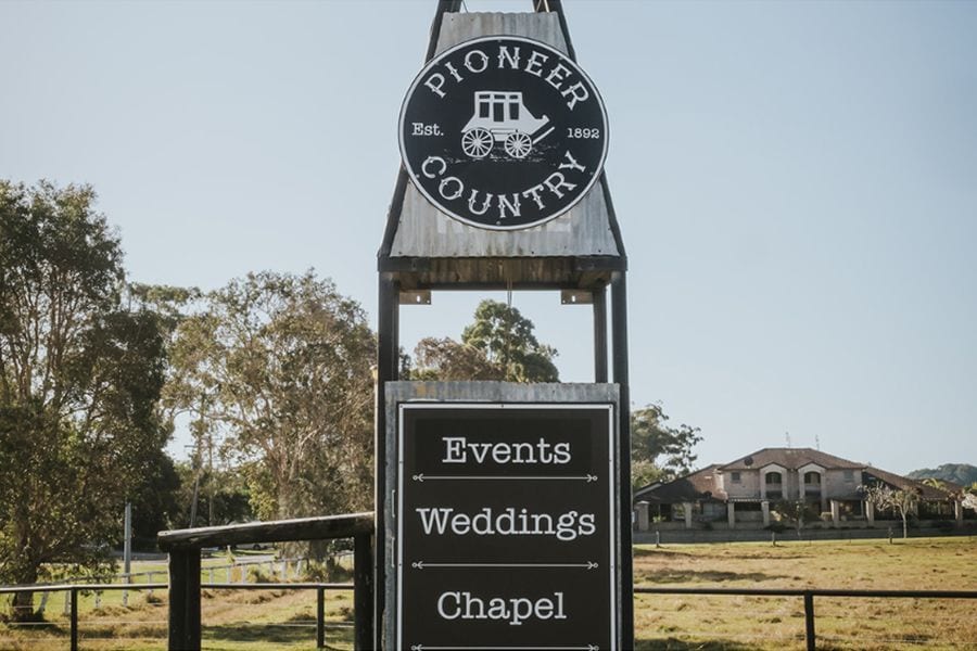Real wedding hair and makeup at Pioneer Country, Tweed Coast