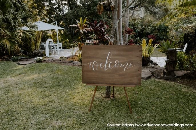 Real wedding hair and makeup at Riverwood Weddings, Gold Coast