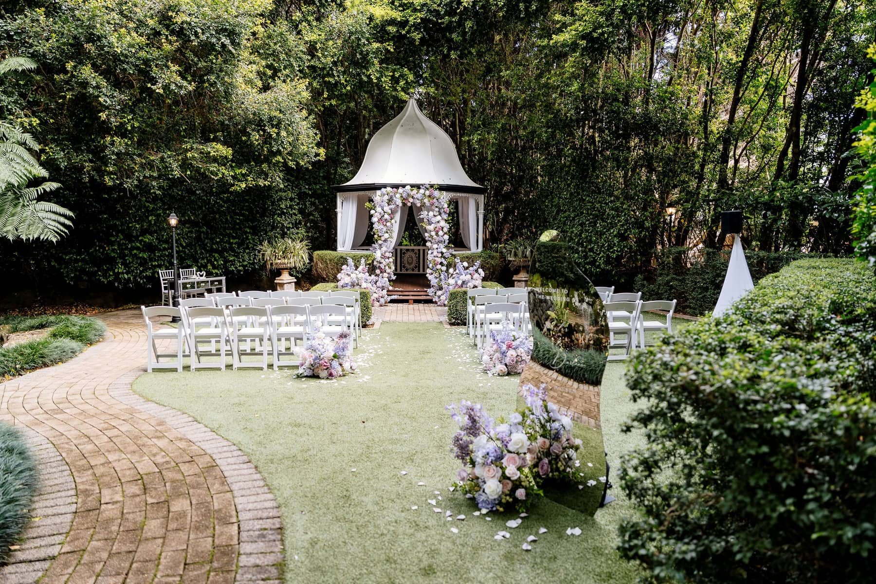 Wedding hair and makeup at Shambala Estate, Gold Coast