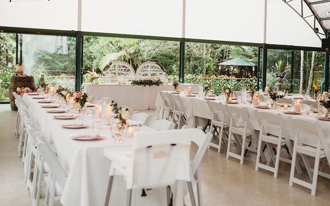 Wedding hair and makeup at SOL Gardens, Gold Coast