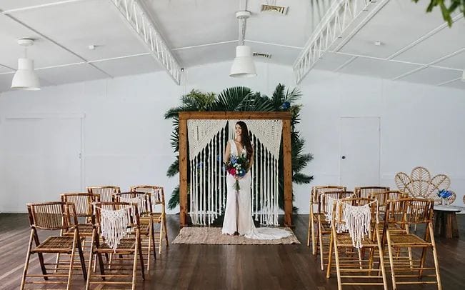Real wedding hair and makeup at Space10 Palm Beach, Gold Coast