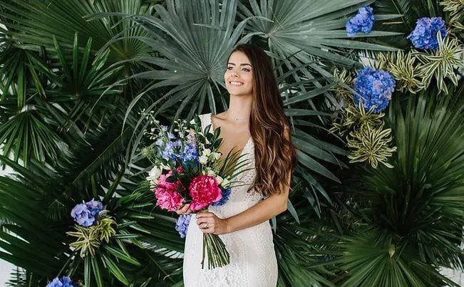 Real wedding hair and makeup at Space10 Palm Beach, Gold Coast