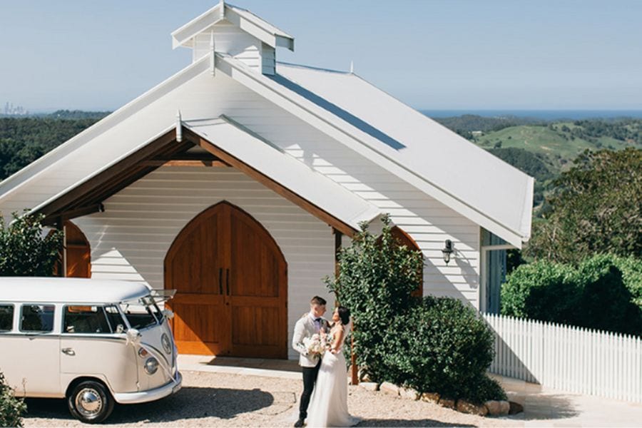 Wedding hair and makeup at Summergrove Estate, Tweed Coast