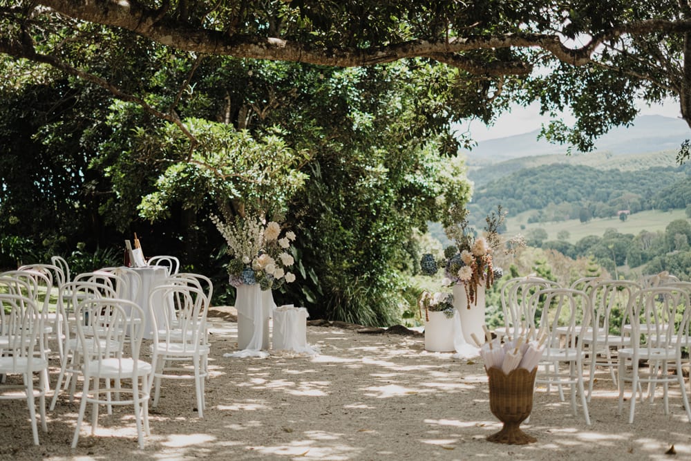Real wedding hair and makeup at The EarthHouse, Byron Bay