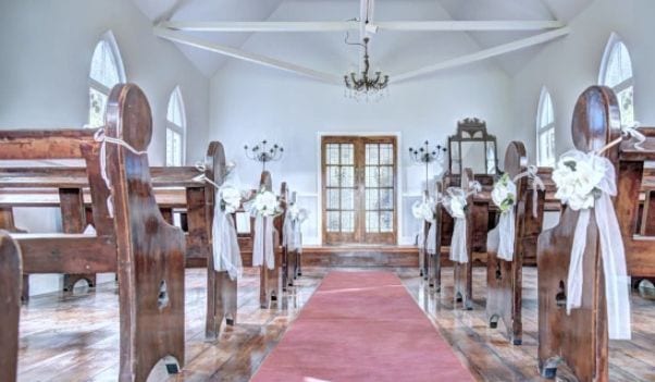 Real wedding hair and makeup at The Old Church, Gold Coast