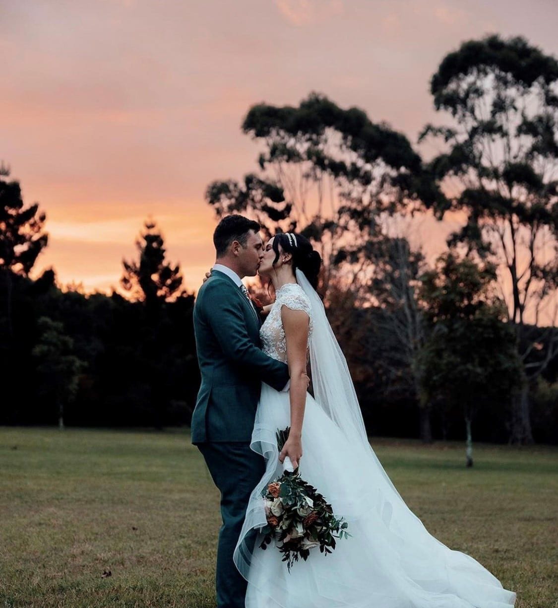 Real wedding hair and makeup at The Secret Garden Estate, Gold Coast