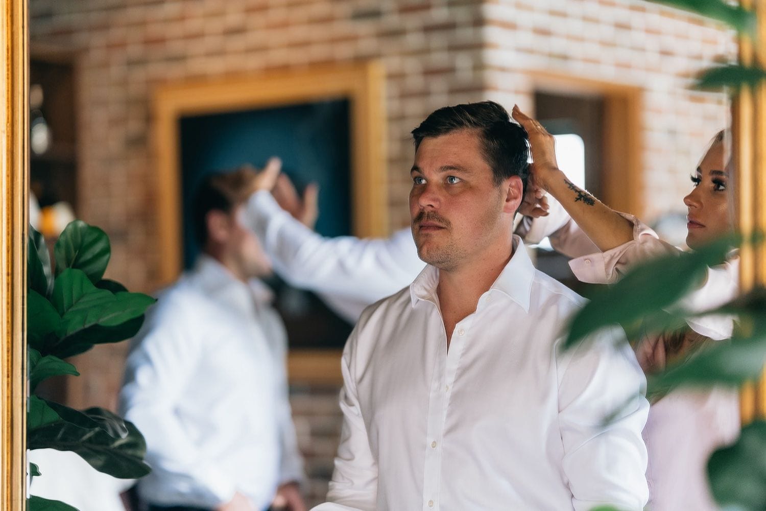 Real wedding hair and makeup at The Valley Estate, Gold Coast