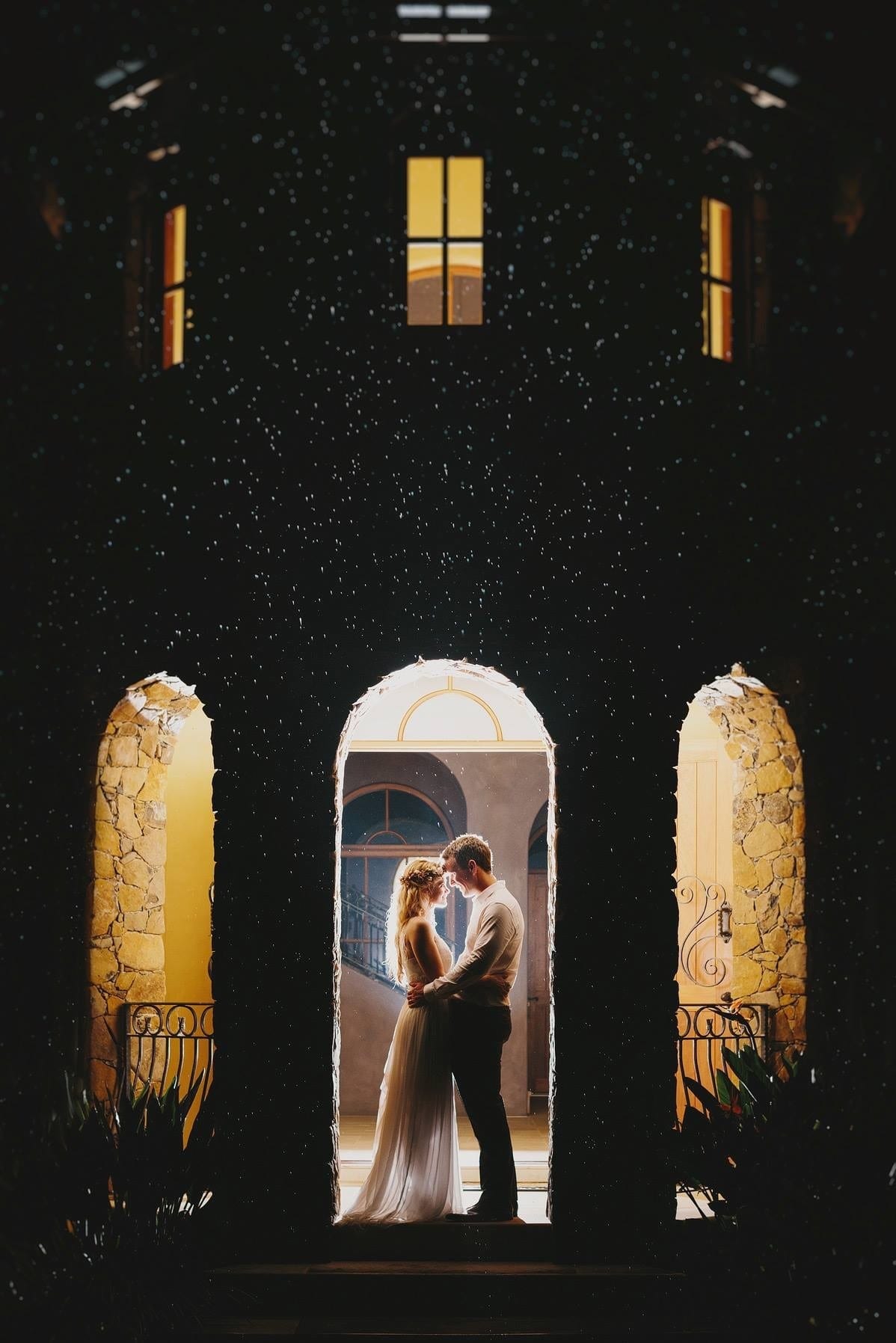 Real wedding hair and makeup at Victoria's at Ewingsdale, Byron Bay