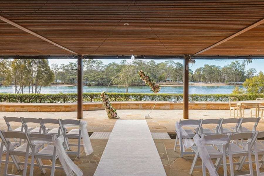 Real wedding hair and makeup at Waterside Events, Gold Coast