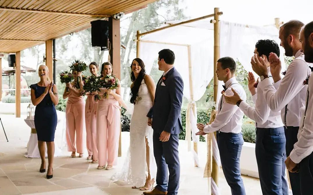 Real wedding hair and makeup at Waterside Events, Gold Coast